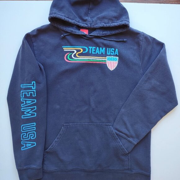🏅 Team USA Retro Olympic Apparel Pullover Hoodie Sports Y2K Women's Large - Picture 6 of 10